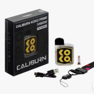 Uwell Caliburn Koko Prime Vision Pod System Kit – 18w (690mah) | Vape For Smokers | Pod For Smoking ( Random Color )